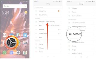 How to set up and start using gestures in MIUI