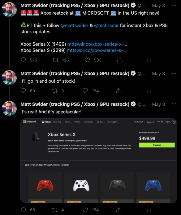 Xbox Series X restock