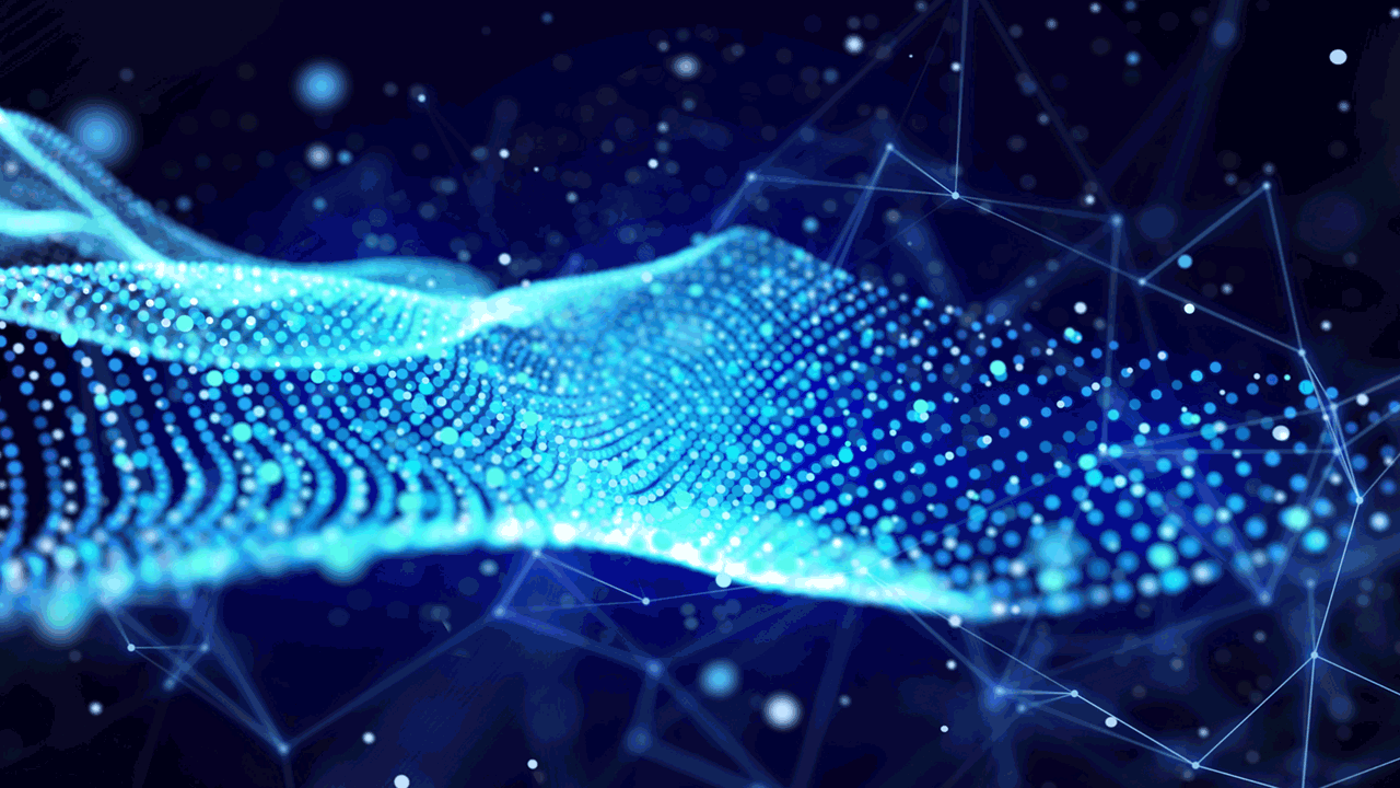 Data-connection-on-a-black-background