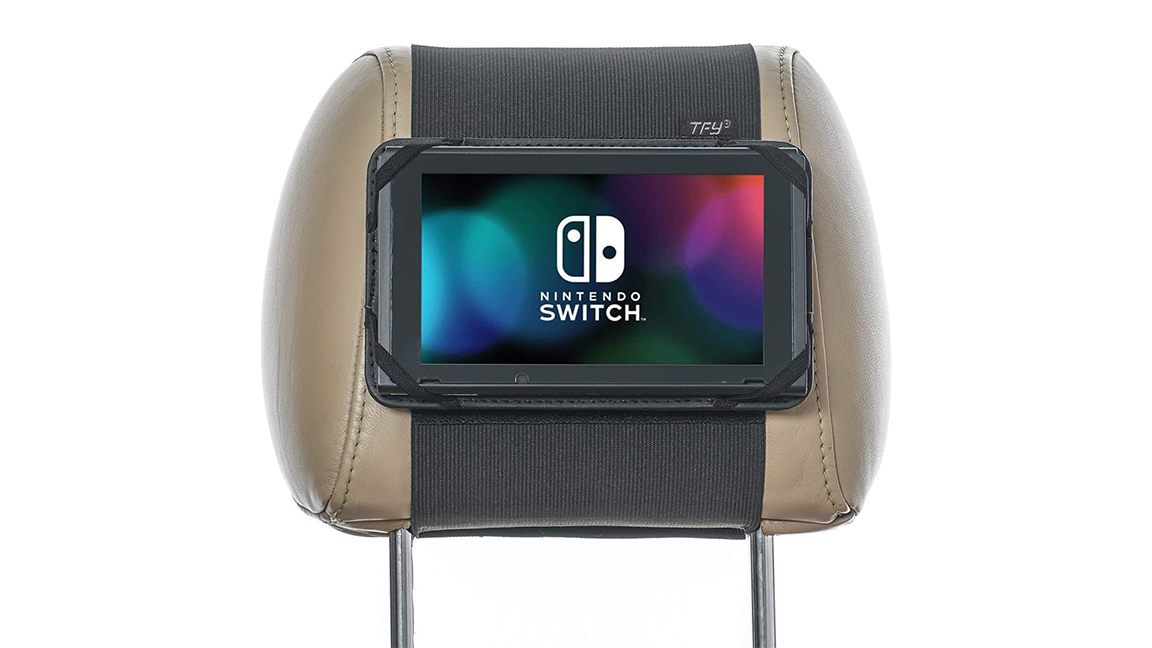A photo of a Switch car headset adapter for the best Nintendo Switch accessories