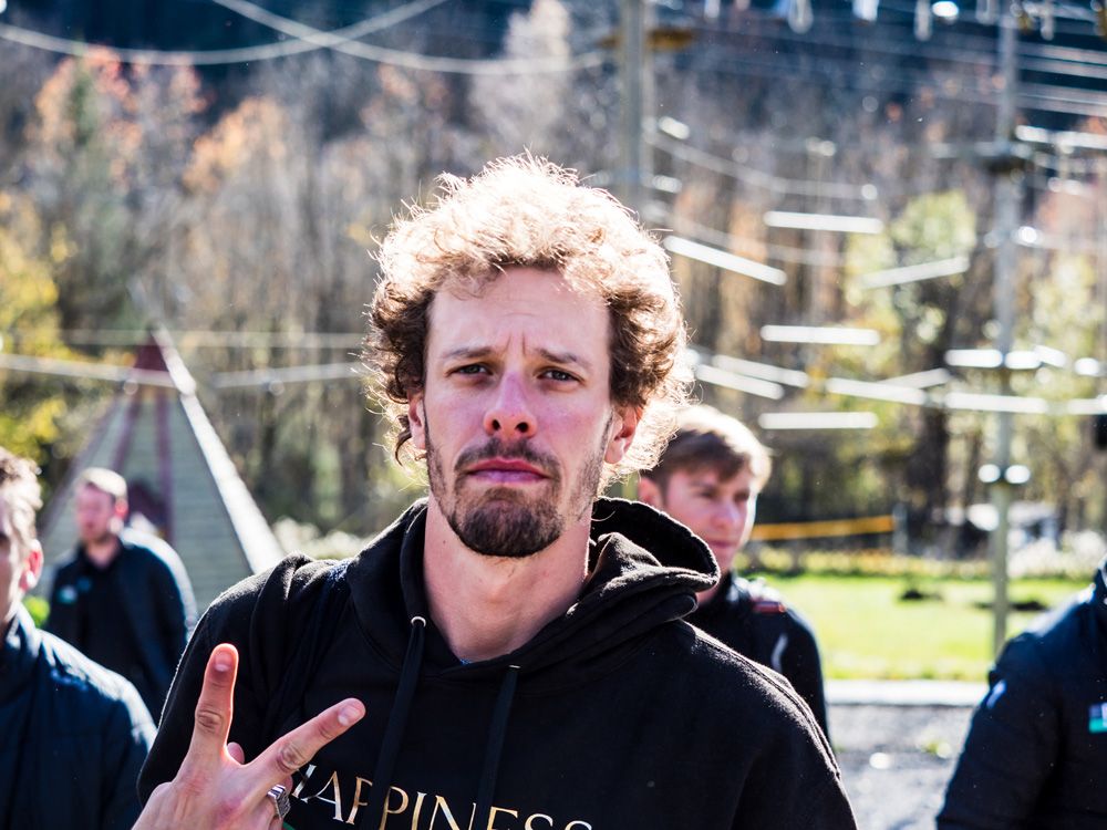 Daniel Oss seems to have cut his hair for the winter
