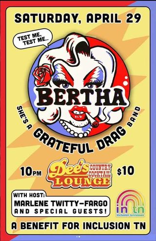 Dee’s Country Cocktail Lounge Bertha poster