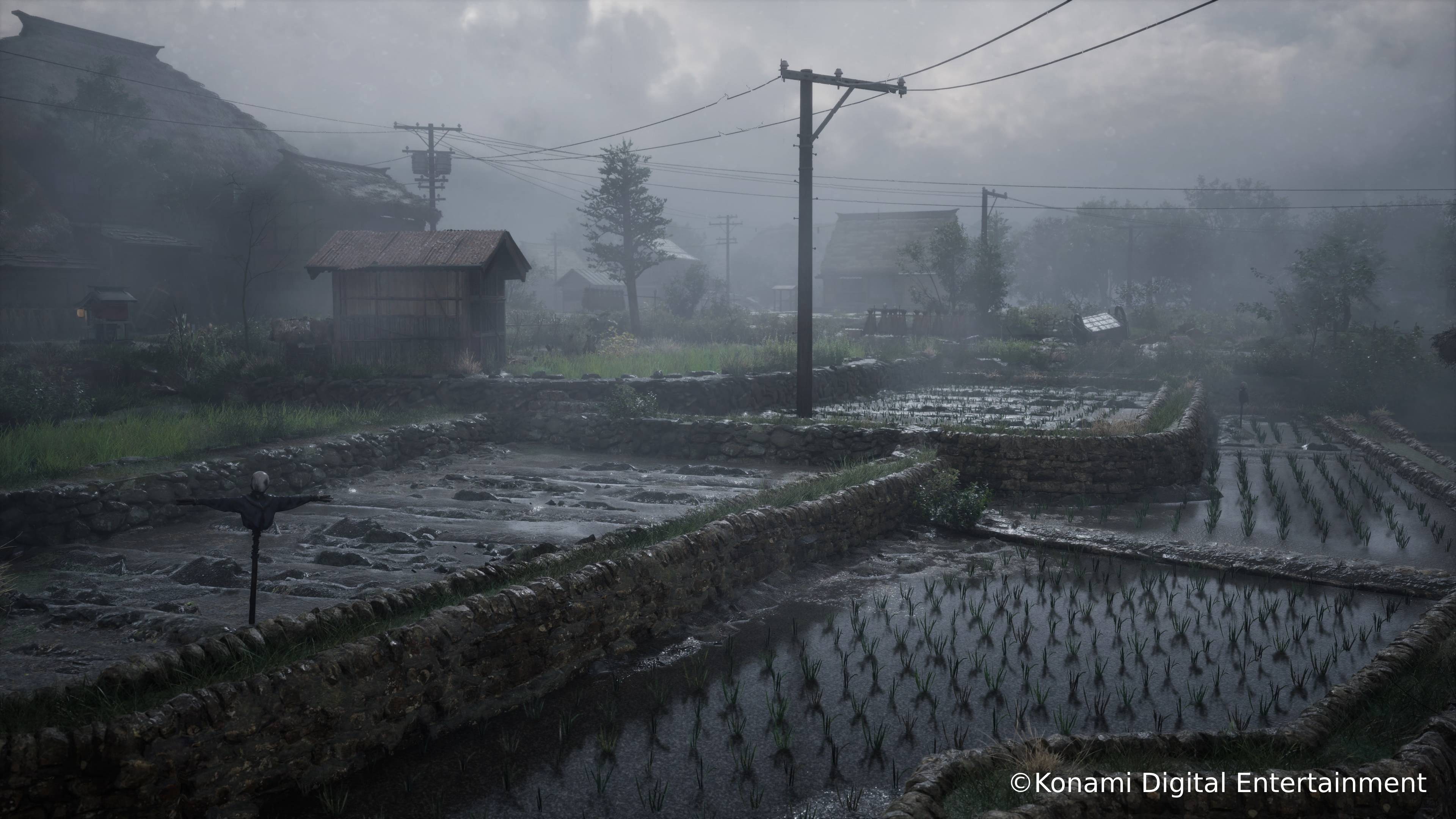 Silent Hill f; hands on with a ghostly game, misty town streets in Japan