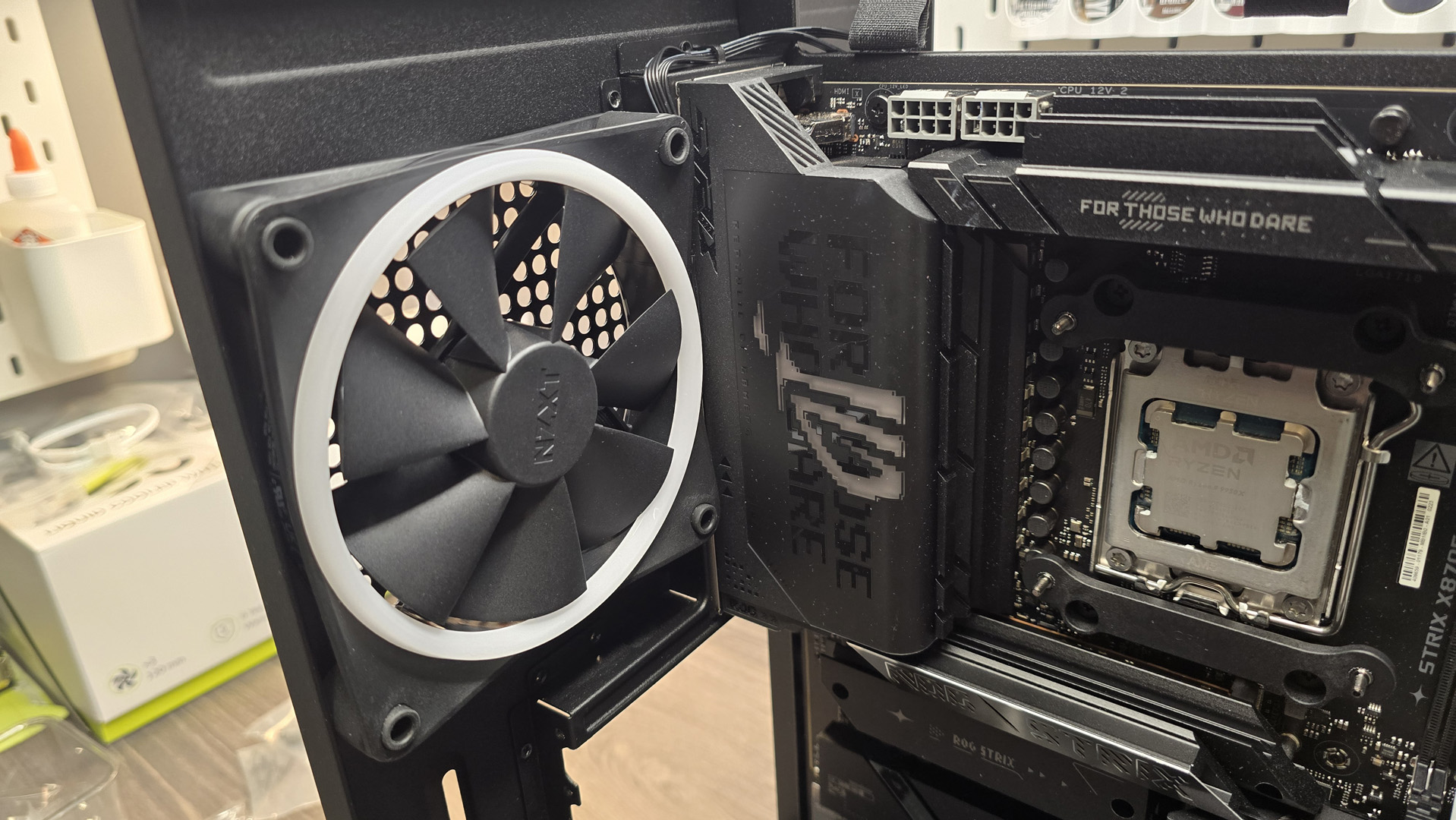 The various steps to building a gaming PC, from installing the CPU and GPU to cable management.