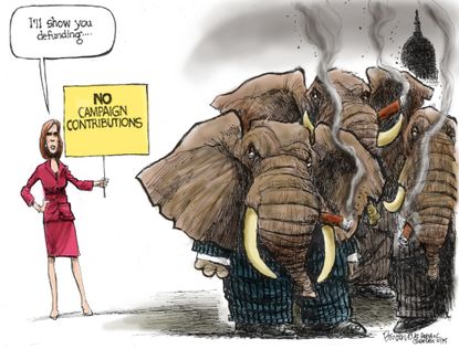 Editorial cartoon U.S. Planned Parenthood GOP