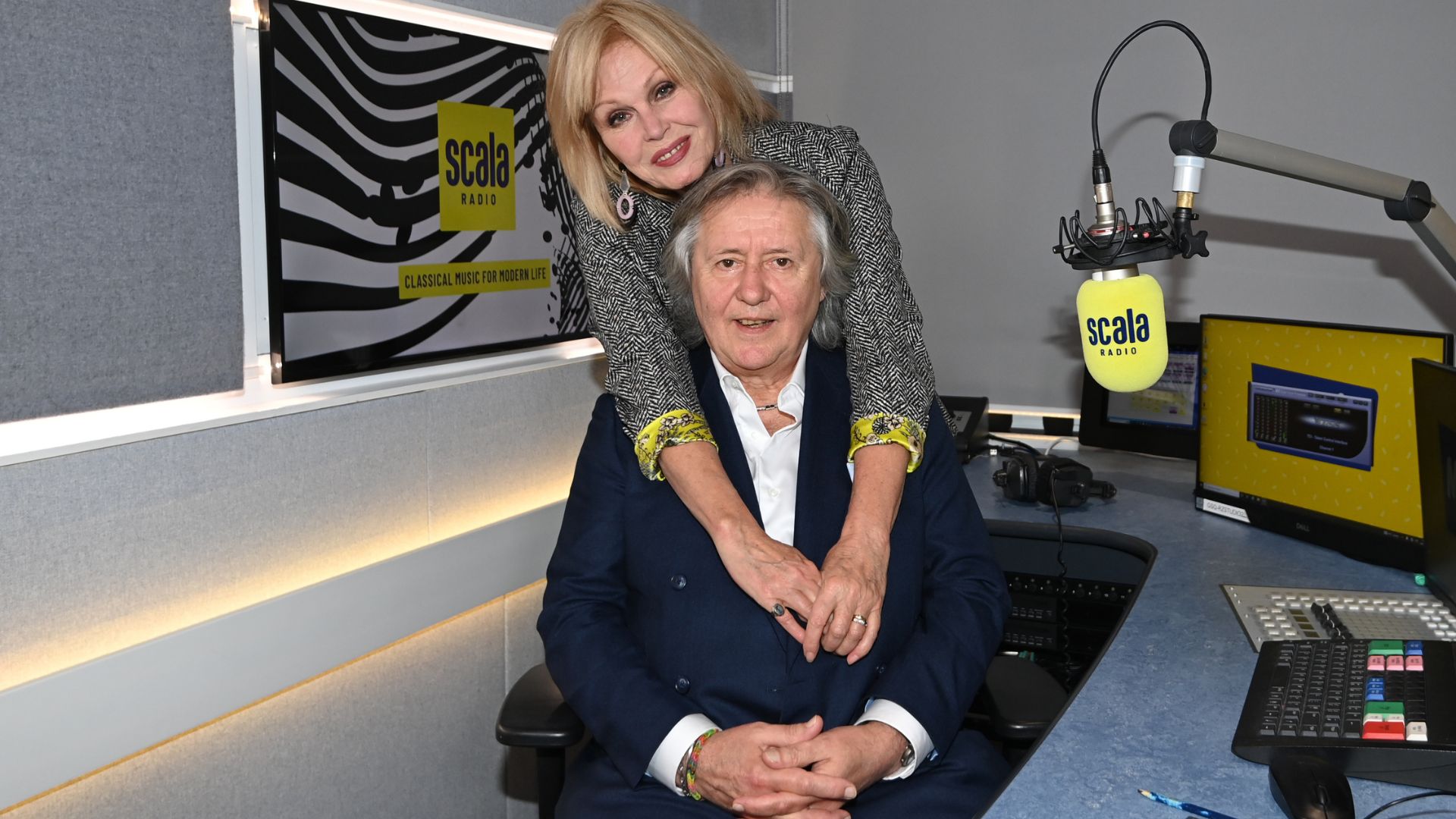 Joanna Lumley and her husband Stephen Barlow