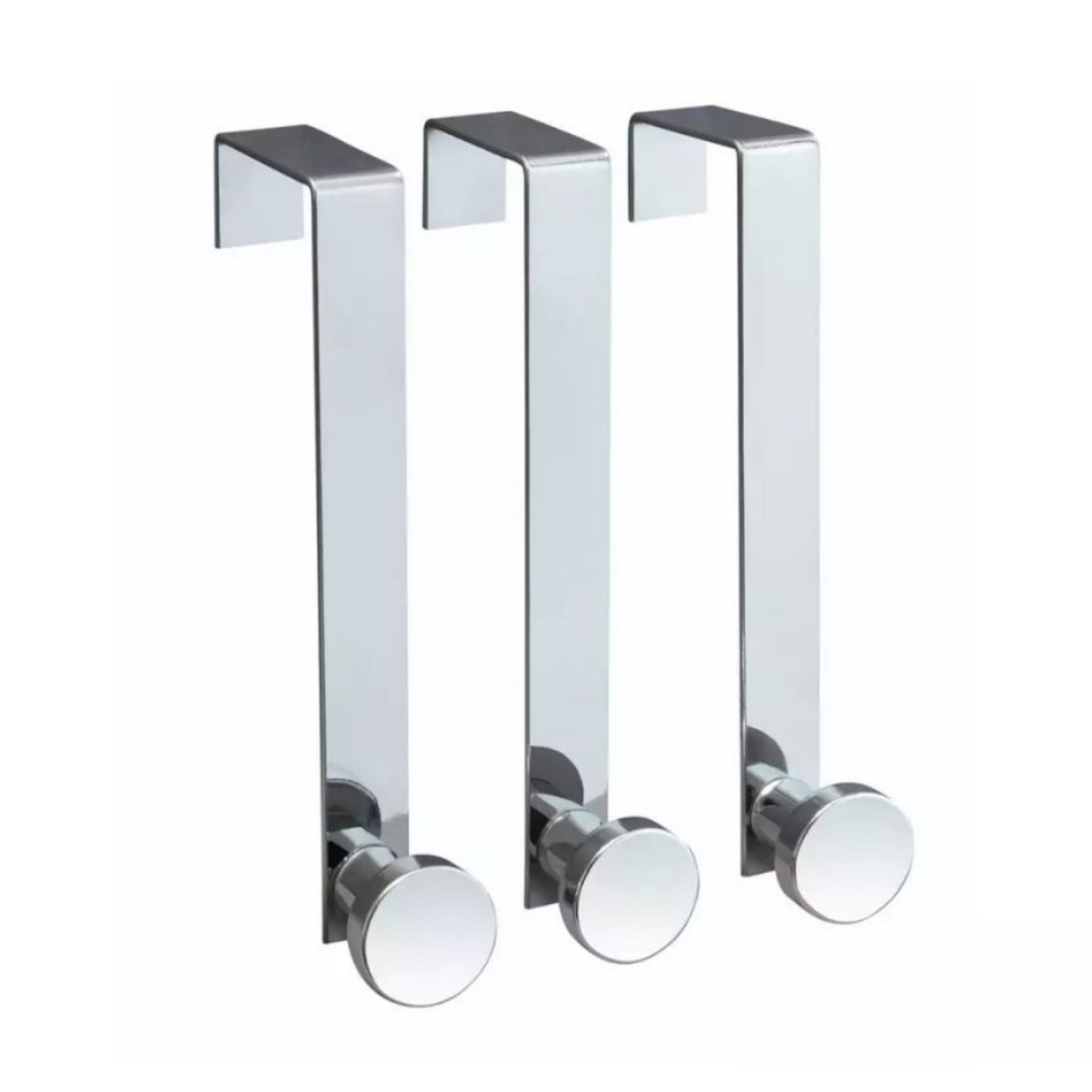 Argos Home Pack of 3 Over the Door Hooks