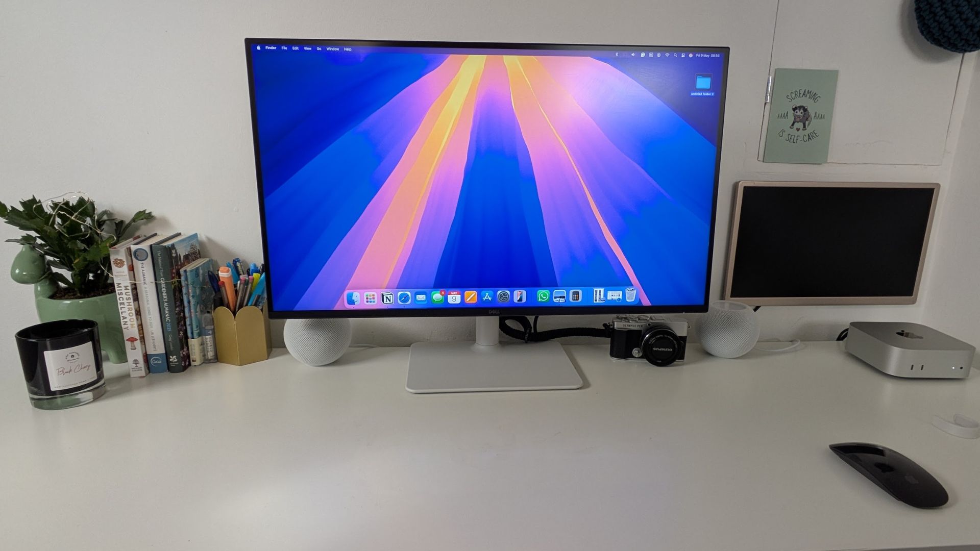 The Dell is a 27" 4K UHD monitor
