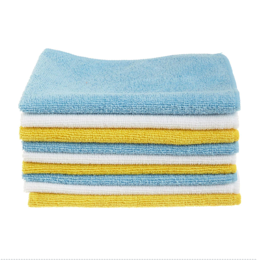 A stack of microfiber cloths