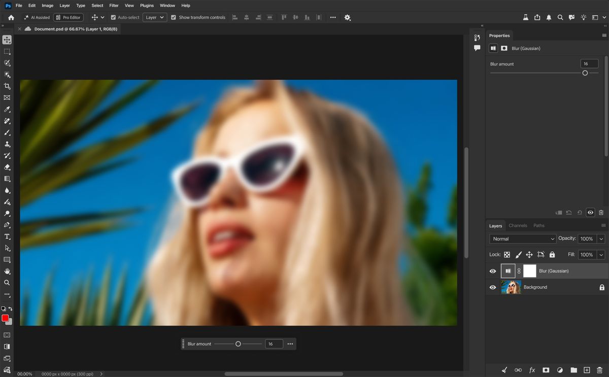 A screenshot of the Adobe Photoshop teaser for a new light leak filter