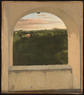 A Degas landscape: 'Italian Landscape seen through an Arch'