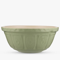 Mason Cash Ceramic Mixing Bowl, 4L, Green - View at John Lewis&nbsp;