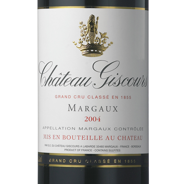 Ch&amp;acirc;teau Giscours 2004 label