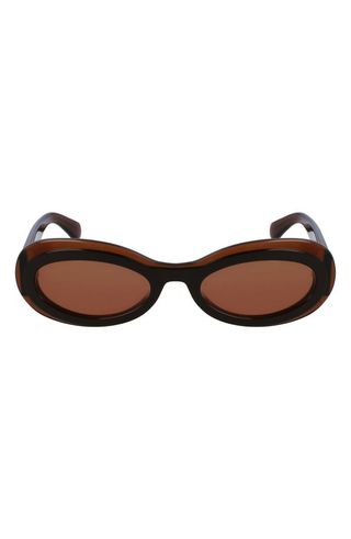 Classic Logo 54mm Oval Sunglasses