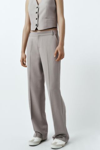 Masculine Trousers With Belt Loops