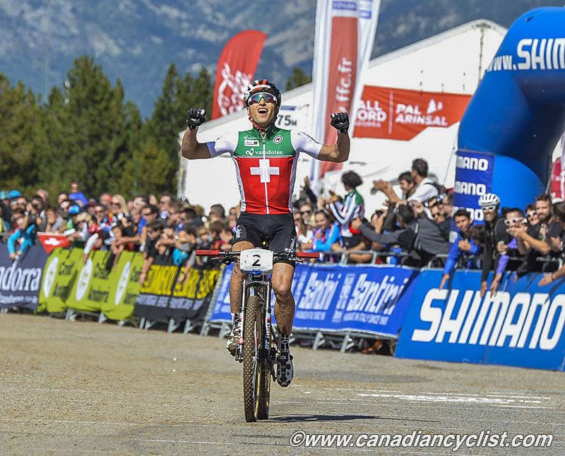 Nino Schurter (Switzerland) wins