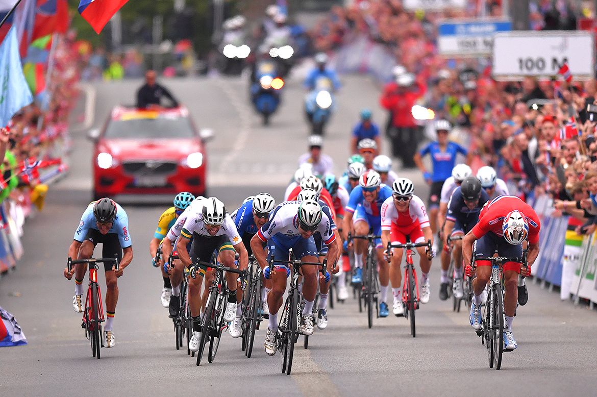 Peter Sagan and Alexander Kristoff go head to head for the world title