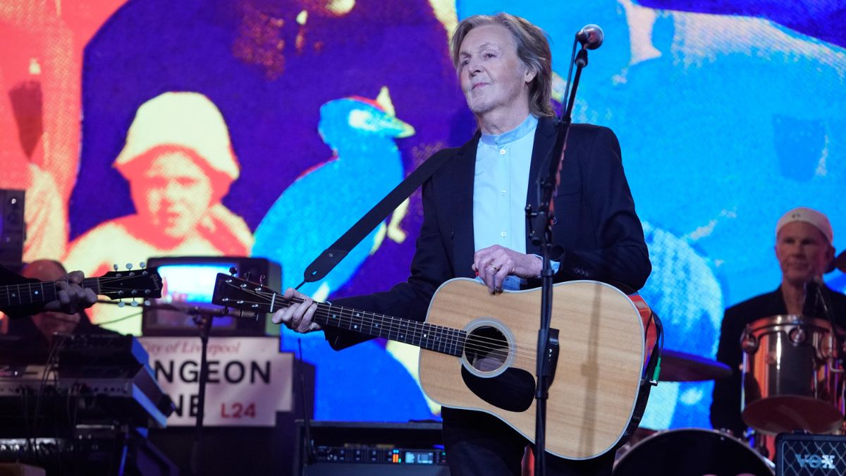 Musical guest Paul McCartney performs "Days We Left Behind" on SNL, Saturday, May 16, 2026