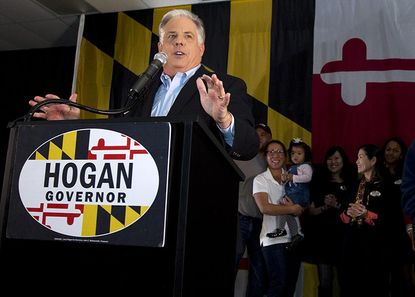 Republican Larry Hogan elected Maryland governor, in upset