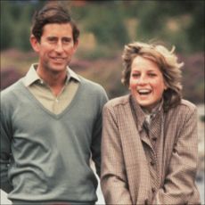 King Charles and Princess Diana in the grounds of Balmoral Castle, Scotland whilst on their honeymoon, August 1981