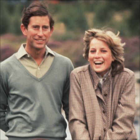 King Charles and Princess Diana in the grounds of Balmoral Castle, Scotland whilst on their honeymoon, August 1981