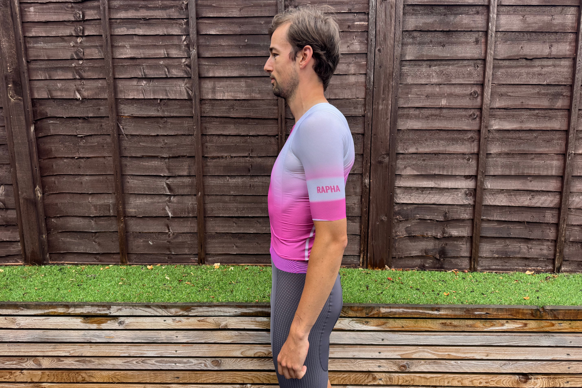 Rapha Ghost Jersey from the side