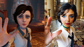 An image of Elizabeth from Bioshock Infinite generated by the Gen-3 video-to-video tool in Runway ML