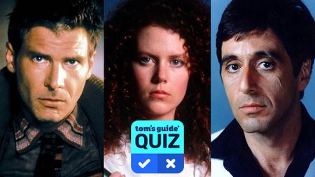 Harrison Ford in "Blade Runner" (1982), Nicole Kidman in "Dead Calm" (1989), and Al Pacino in "Scarface" (1983)