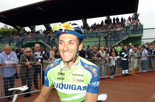 Ivan Basso (Liquigas) was happy to be at the Coppa Sabatini.