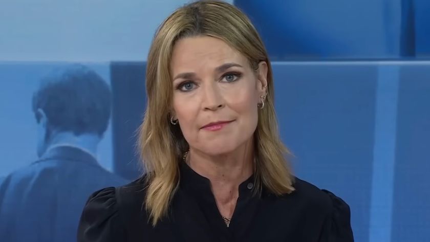 Savannah Guthrie addresses viewers on The Today Show.