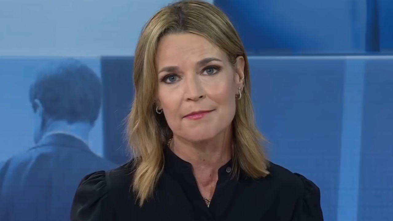 Savannah Guthrie addresses viewers on The Today Show.