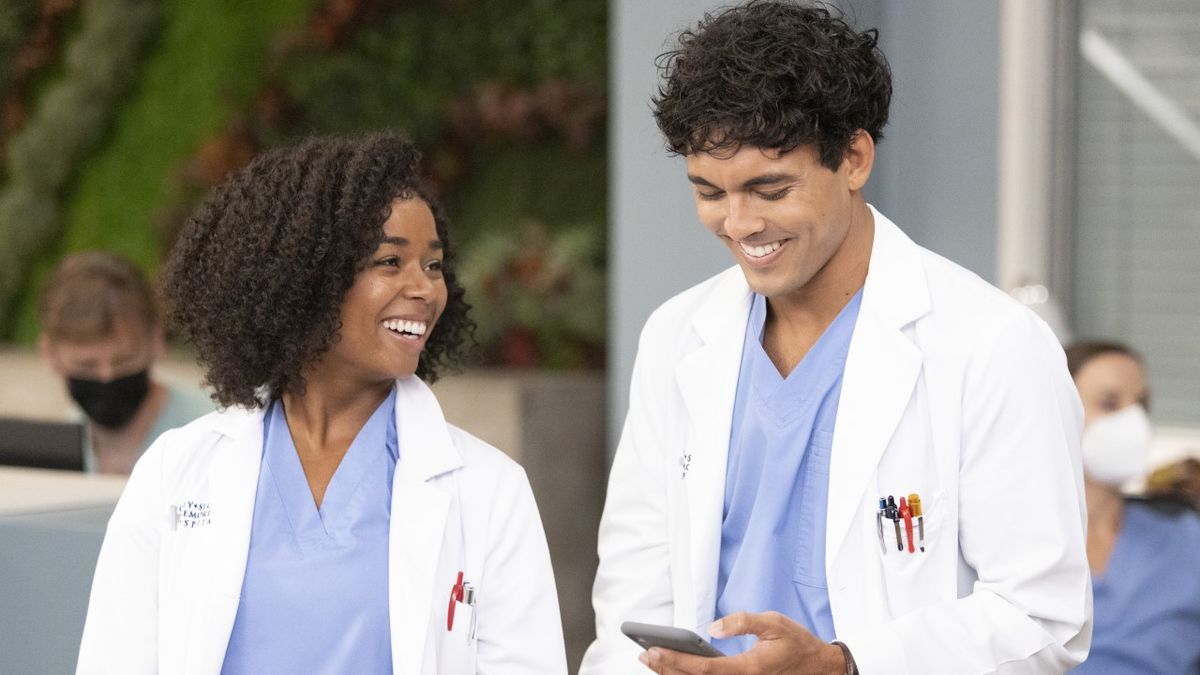 Niko Terho and Alexis Floyd on Grey&#039;s Anatomy.