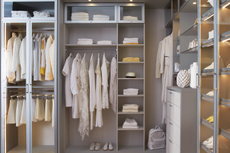 a well-organized closet