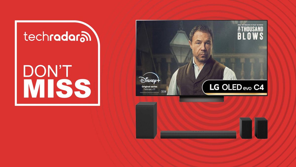 LG C4 with LG US40TR soundbar deal image 