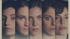 The Good Mothers official key art with pictures of five women's faces looking at the camera. 