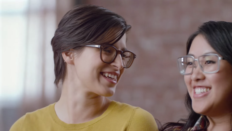 Clothing, Eyewear, Face, Hair, Head, Glasses, Nose, Vision care, Mouth, Smile,