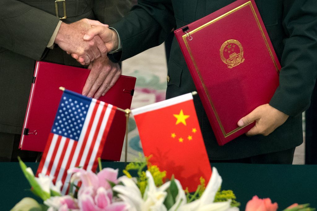 U.S. and China representatives.