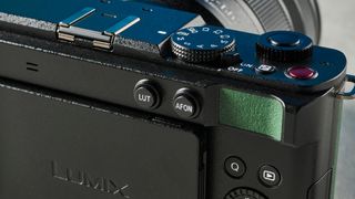 A photograph of the Panasonic Lumix S9 rear controls