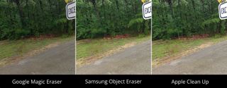 Google Magic Eraser vs. Apple Clean Up vs. Samsung Object Eraser