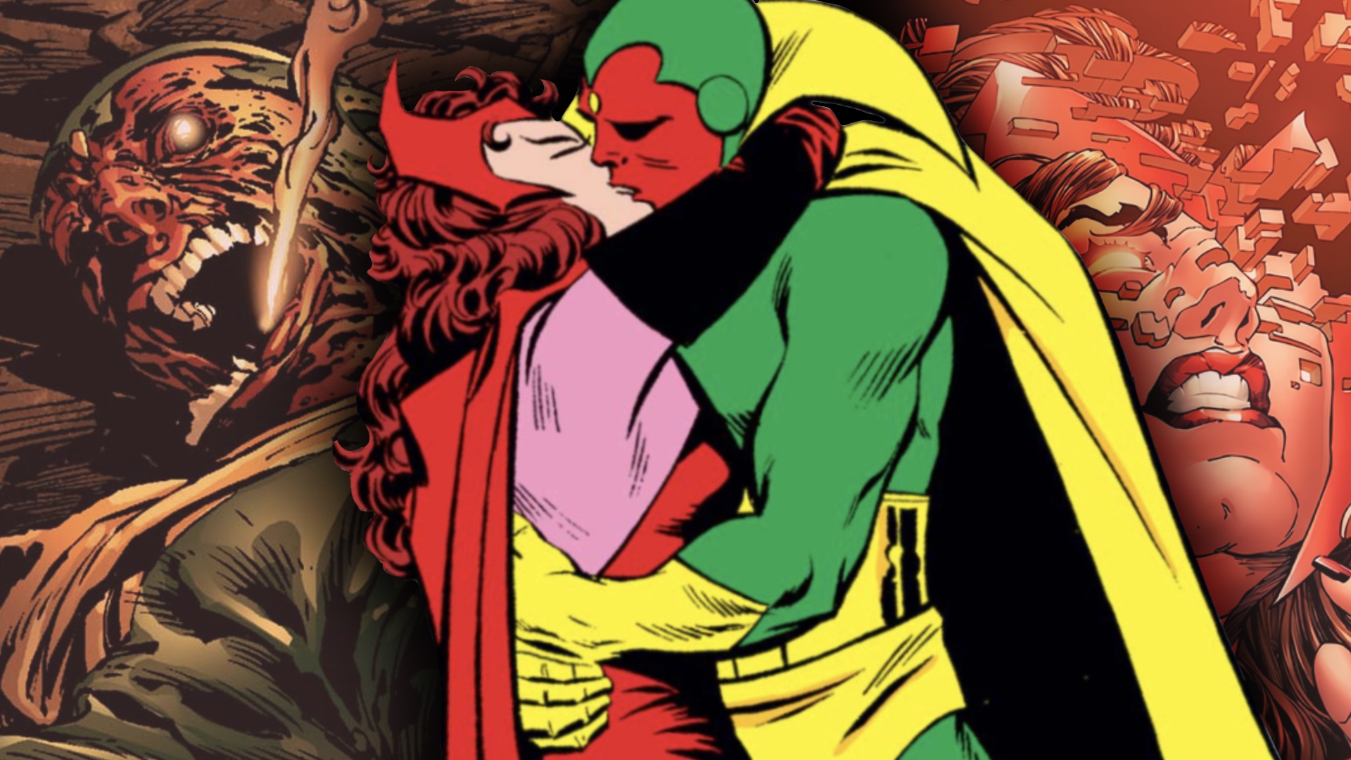 Vision and the Scarlet Witch Comics Hint at WandaVision Plot