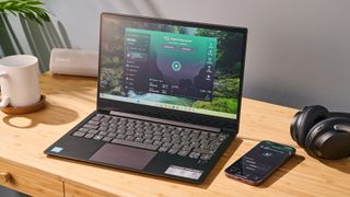 Proton VPN app on Windows laptop