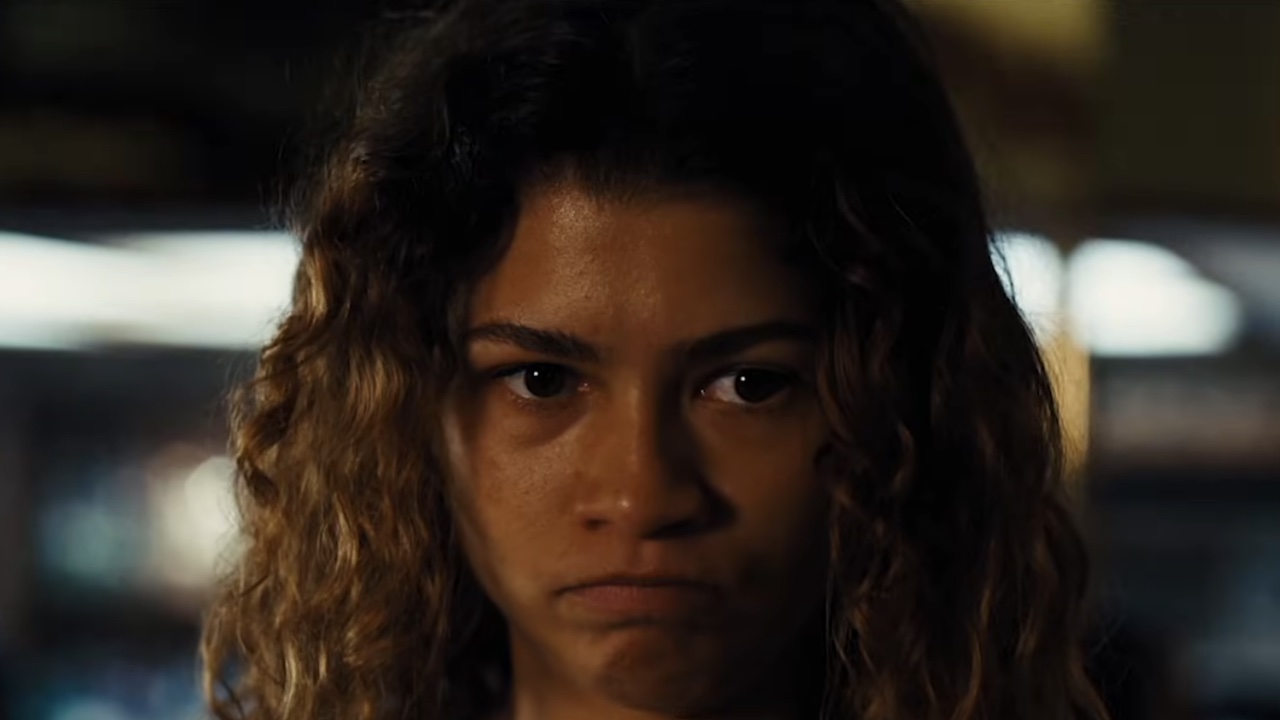 Rue looking worried in Season 3 of Euphoria 