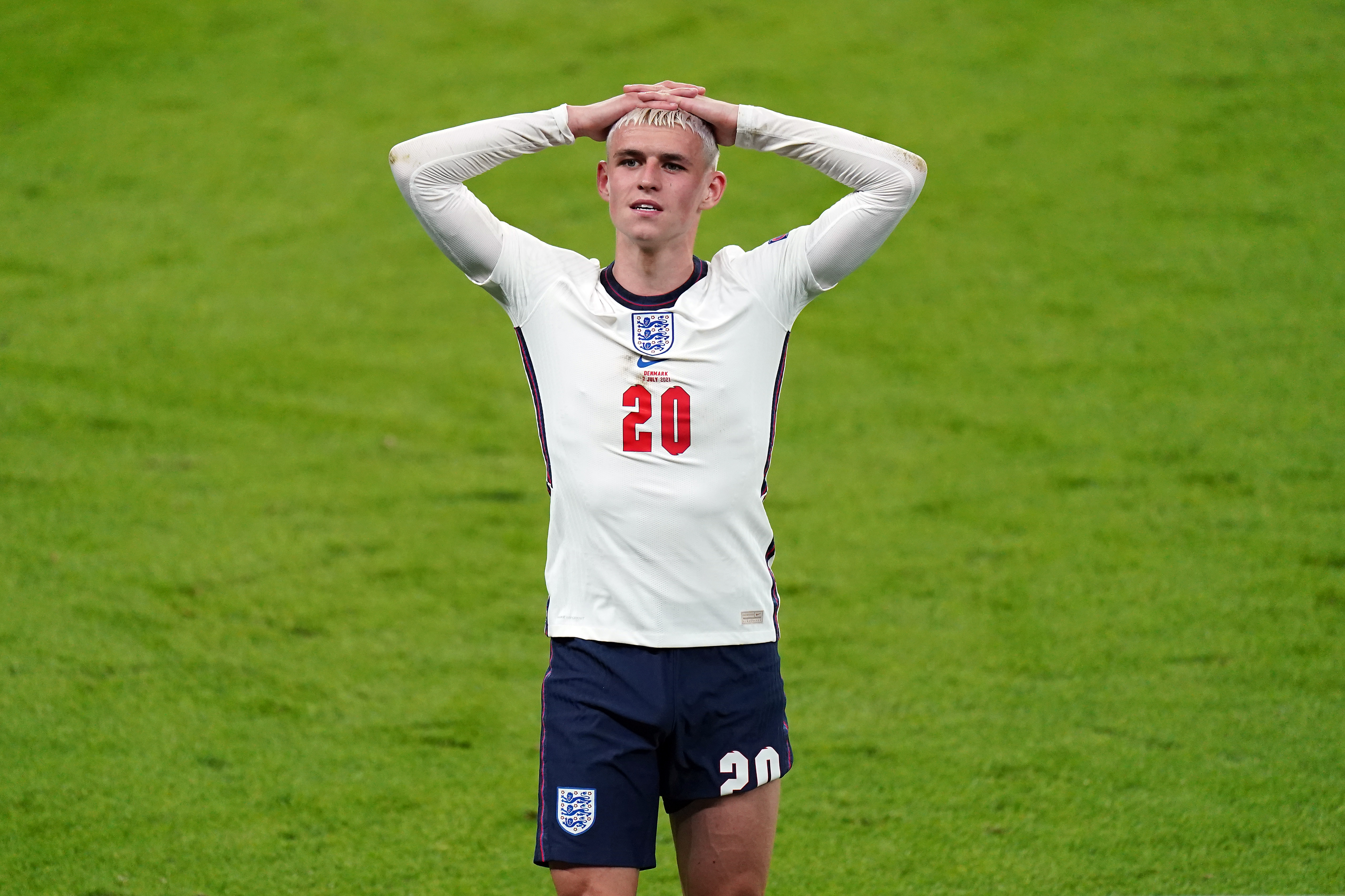 Foden sustained the injury on England duty