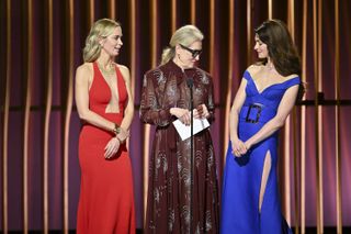 Meryl Streep, Anne Hathaway, and Emily Blunt at the SAG Awards