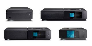 Clockwise from top left: the Naim Core, Star, Atom and Nova