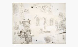 Robert Rauschenberg Complete Relaxation 1958 Solvent Transfer Graphite Gesso Ink And Black Crayon On Paper 57