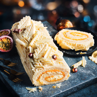 1. M&amp;S White Chocolate &amp; Passion Fruit Yule Log - View at Ocado