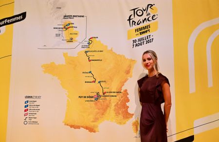 PARIS, FRANCE - OCTOBER 22: Marion Rousse of France director of the Tour de France Femmes during the 114th Tour de France & 6th Tour de France Femmes 2027 - Official Route Presentation / #UCIWT / #UCIWWT / on October 22, 2026 in Paris, France. (Photo by Billy Ceusters/Getty Images)