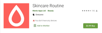 Google Play, Skincare Routine, $3.99