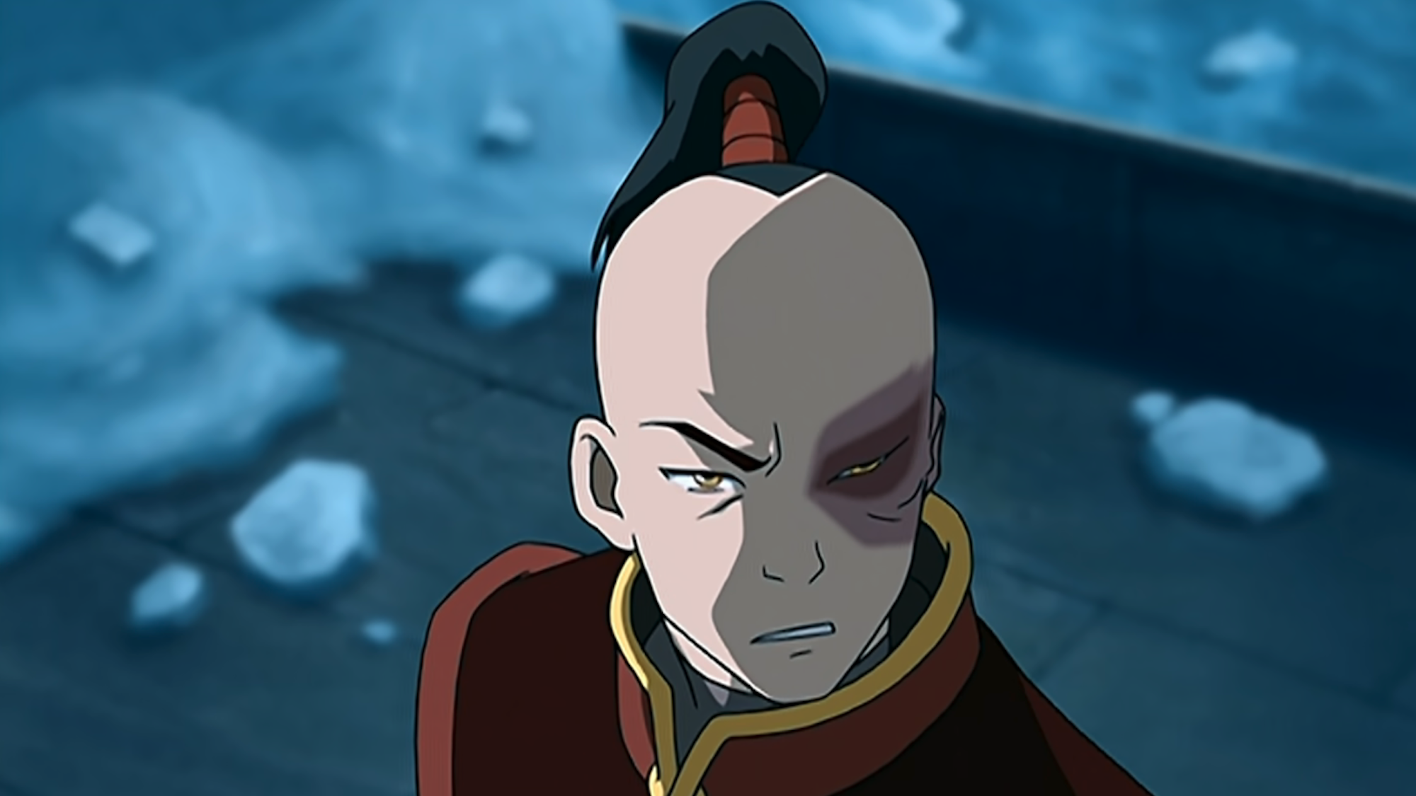 Zoku looking angry in Avatar: The Last Airbender